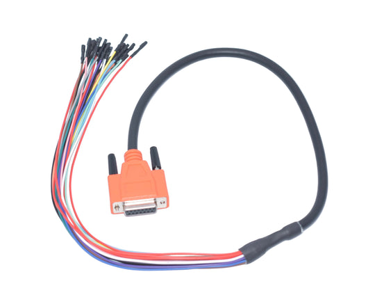 Autotuner EDC16 breakout bench cable DB15 female 65cm high quality terminals manual ECU connection CreativeOBD